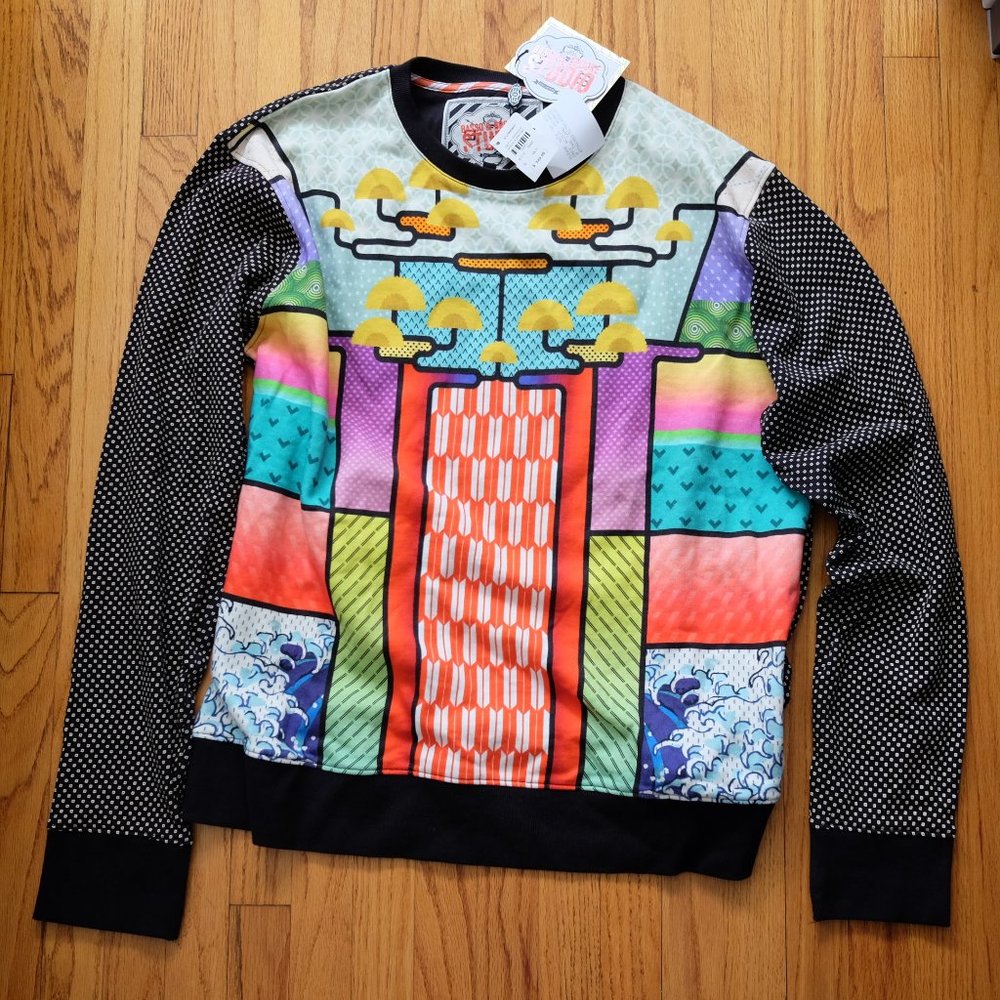 Basso & Brooke Studio Designer Graphic Sweater XL - NWT